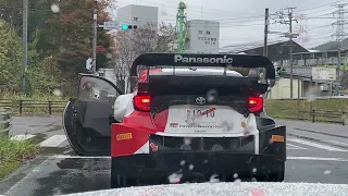 日本の公道を走るWRCカーに遭遇！Rally Japan 2022