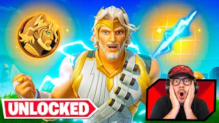 Unlocking *IMMORTAL ZEUS* in Fortnite!