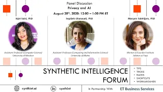 Privacy and AI: A Panel Discussion with Subject Matter Experts