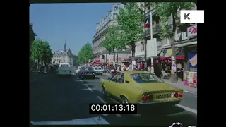 Drive Through 1970s Paris Streets, France in HD from 35mm | Kinolibrary