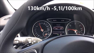 Mercedes Benz A160d automatic fuel consumption test / consumo / verbrauch / расход