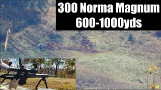 300 Norma Magnum, 600-1000yds