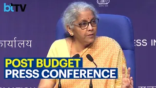 Post-Budget Press Conference by Union Finance Minister Nirmala Sitharaman