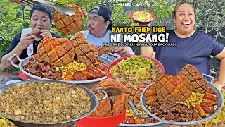 Kanto FRIED RICE "BUDBOD ni MOSANG" na NILUTO sa BACKYARD! | FRIED RICE sa KALYE!