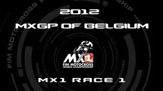 2012 MXGP of Belgium - FULL MX1 Race 1 - Motocross