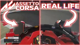 Assetto Corsa VS Real Life | 2022 Bahrain Grand Prix Pole Lap