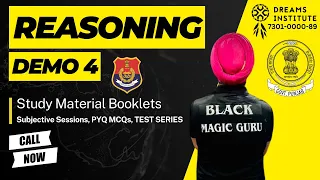 21 Dec || Demo 4 || Reasoning Basic || By Jasdeep Sir || Competitive Batch || Dreams Institute