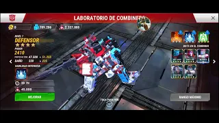 Transformers Earth Wars Defensor de 4 estrellas desbloqueado