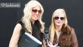 The Blonde Cheries + Marianna Iazzetta at Ermanno Scervino Fall 2012, Milan Fashion Week | FashionTV