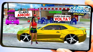 JOGUEI O GTA DE CELULAR E ENCONTREI UMA INTERESSEIRA!😱 (CARROS REBAIXADOS ONLINE)