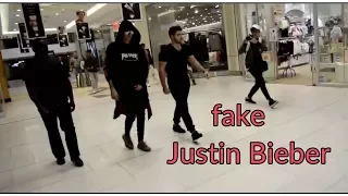 Fake Justin Bieber Prank public gone out of control