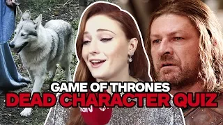 Game of Thrones Cast Take Ultimate Dead Characters Quiz