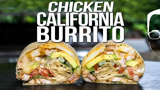 THE BEST (CHICKEN) CALIFORNIA BURRITO | SAM THE COOKING GUY 4K