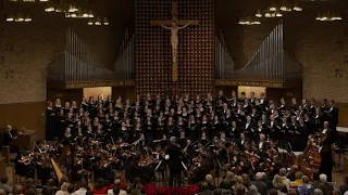 "Tollite Hostias" sung by The University Chorale of Boston College