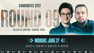 FIDE Candidates 2022 | Round 9 | Live Commentary with Judit Polgar & Jan Gustafsson