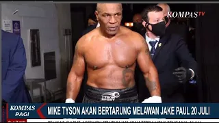 Mike Tyson Akan Turun Ring Bertarung Melawan Jake Paul Pada 20 Juli
