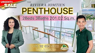 Riviera Jomtien Penthouse 201 Sqm 2 Beds 3 Baths ❗️Urgent SALE ❗️