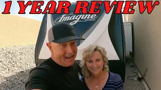 RV LIFE: GRAND DESIGN IMAGINE 2500RL ONE YEAR REVIEW // DIY UPGRADES THAT SAVE $$$$