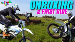 HUSQVARNA TE 300 2024 , UNBOXING & FIRST RIDE!!!