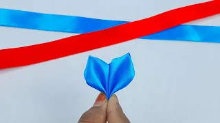 Amazing Ribbon Flower Work - Hand Embroidery Flowers Design - Sewing Hacks - Easy Flower Making