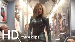 Train Fight Scene ~ Captain Marvel HD trailer 2019