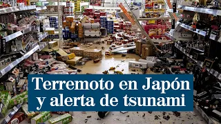 Así se ha sentido el terremoto de Japón de magnitud 7,3 que ha provocado alerta de tsunami