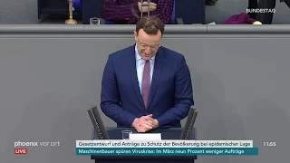 Bundestag: Rede von Bundesgesundheitsminister Jens Spahn am 07.05.20