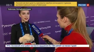 Alina Zagitova Olymp 2018 Interview after Team FS I