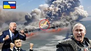 THE CRIMEA BRIDGE IS LOST FOREVER! US Drone Swarm attacks Crimean Bridge!