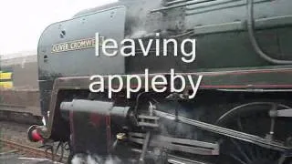 oliver cromwell on cumbrian mountain express 11th feb 2012.wmv