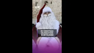 No Christmas celebrations this year in Bethlehem due to the war in Gaza