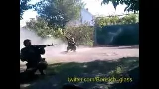 Aug.- Sept. 2014. Battle for Nikishino. Donetsk region.