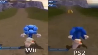 Sonic Unleashed - Wii vs. PS2 Comparison