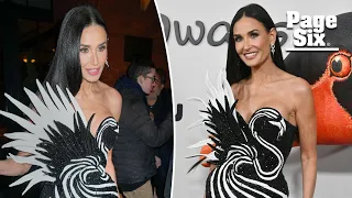 Demi Moore dazzles in bird-inspired gown for ‘Feud: Capote vs. The Swans’ premiere