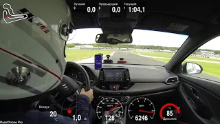 Hyundai i30N Adm Raceway Grade 4 lap time: 1:48,7