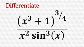 Differentiation Using Logarithmic Differentiation