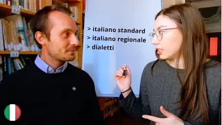 Italian conversation: do students of Italian have to learn dialects? (subtitled)