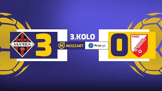 Mozzart Bet Prva liga Srbije 2023/24 - 3.Kolo: MAČVA – RADNIČKI SM 3:0 (2:0)