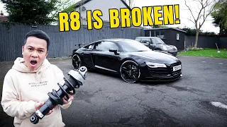 LEAKY Audi R8 Suspension - How To Change Suspension/Magnetic Rides