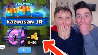 MIO CUGINO TROVA UN BAULE SPECIALE IN DIRETTA SU CLASH ROYALE!! 😱