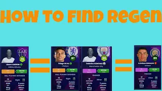 How to Find Regens and Their Former Players in SM24