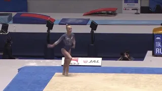 Angelina Melnikova Floor Exercise D-Score Friendship and Solidarity Competition 2020