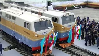 Azerbaijan, Georgia, Turkey launch 'Silk Road' rail link