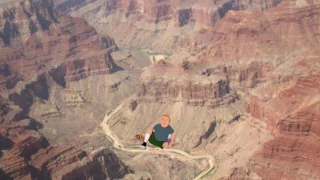 bobby falls into the grand canyon and finally fucking dies