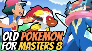 Ash's OLD POKEMON in EVERY Masters 8 Battle?