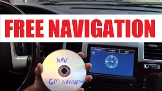 2007-2012 FREE GM Navigation disc version 10.3