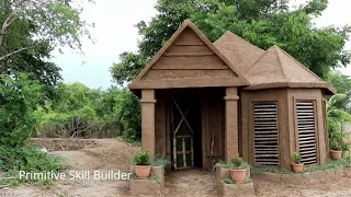 Build The Most Creative Land House With Swimming Pool By Ancient Skills