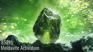 Moldavite Activation and Attunement | 852Hz Connection with Cosmic Energy | Mantra In Description