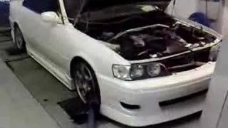 Dizz's JZX100 Chaser on rollers