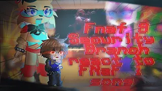 🇺🇸🇷🇺 Fnaf 9 Security Breach reacts to FNAF 1 song (The livingTombstone) [Gachaclub] Rus/Eng🇷🇺🇺🇲